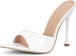 Women's Stiletto Heeled Sandals - Summer open-toe slip-on shoes, suitable for weddings/parties/everyday wear, thin-soled comfortable high heels