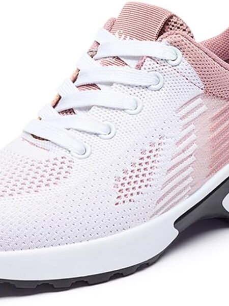 Sneakers Air Cushion Running Shoes Lightweight Tennis Walking Shoes Mesh Breathable Gym Work Fashion Sneakers Athletic Comfortable Casual