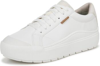 Platform Slip On Fashion Sneaker,White Smooth,8