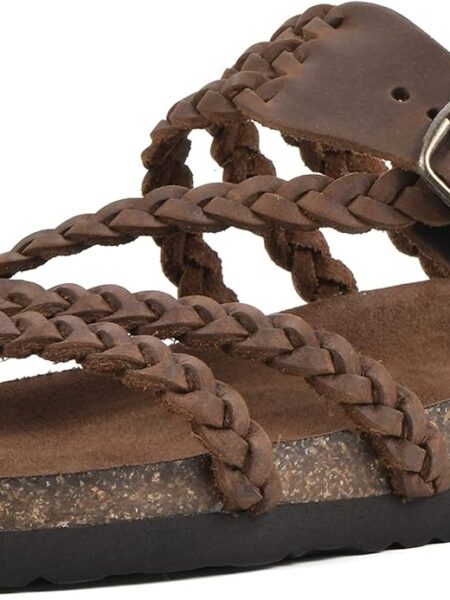 Women's  Braided Signature Comfort-Molded Footbed Sandal