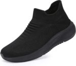 Slip on Walking Shoes Comfort Lightweight Breathable Sock Shoe Non-Slip Mesh Casual Fashion Tennis Running Sneakers